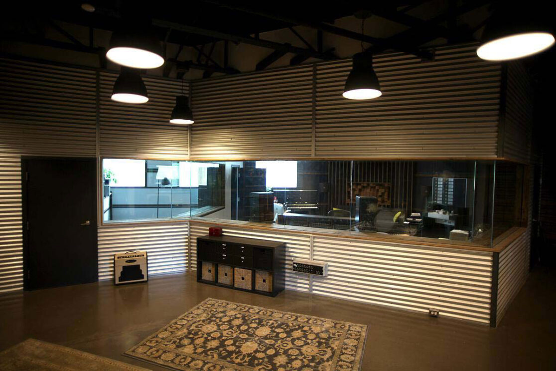 Salle d'enregistrement.